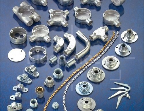 Galvanized conduits and Accessories.